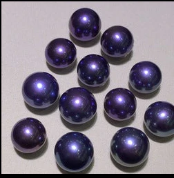A12.【Live】Demon purple Eddison Pearls Oyster(about 10mm but deep rare colour ) - Image 4