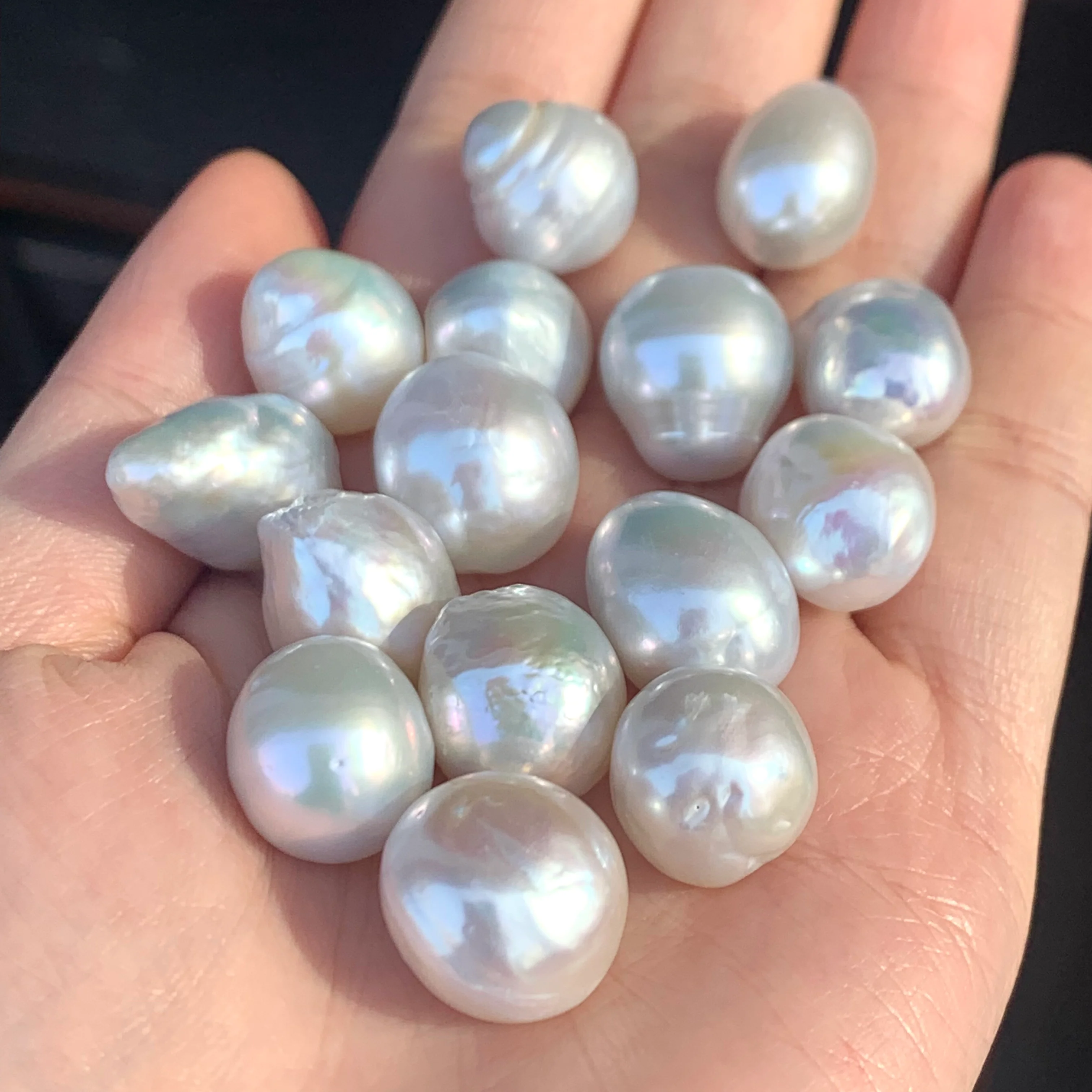 A08.【Live】White and galaxy meteorite Baby Baroque eddison Oyster - Image 5