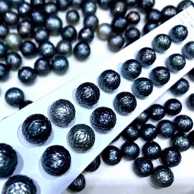 034.【Live】Seawater Dragon scale pearl or white Dragon scale pearl  （loose pearl）