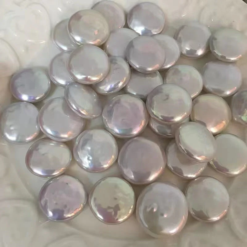 A46.【Live】 Button Pearls Oyster(colourful or white) - Image 3