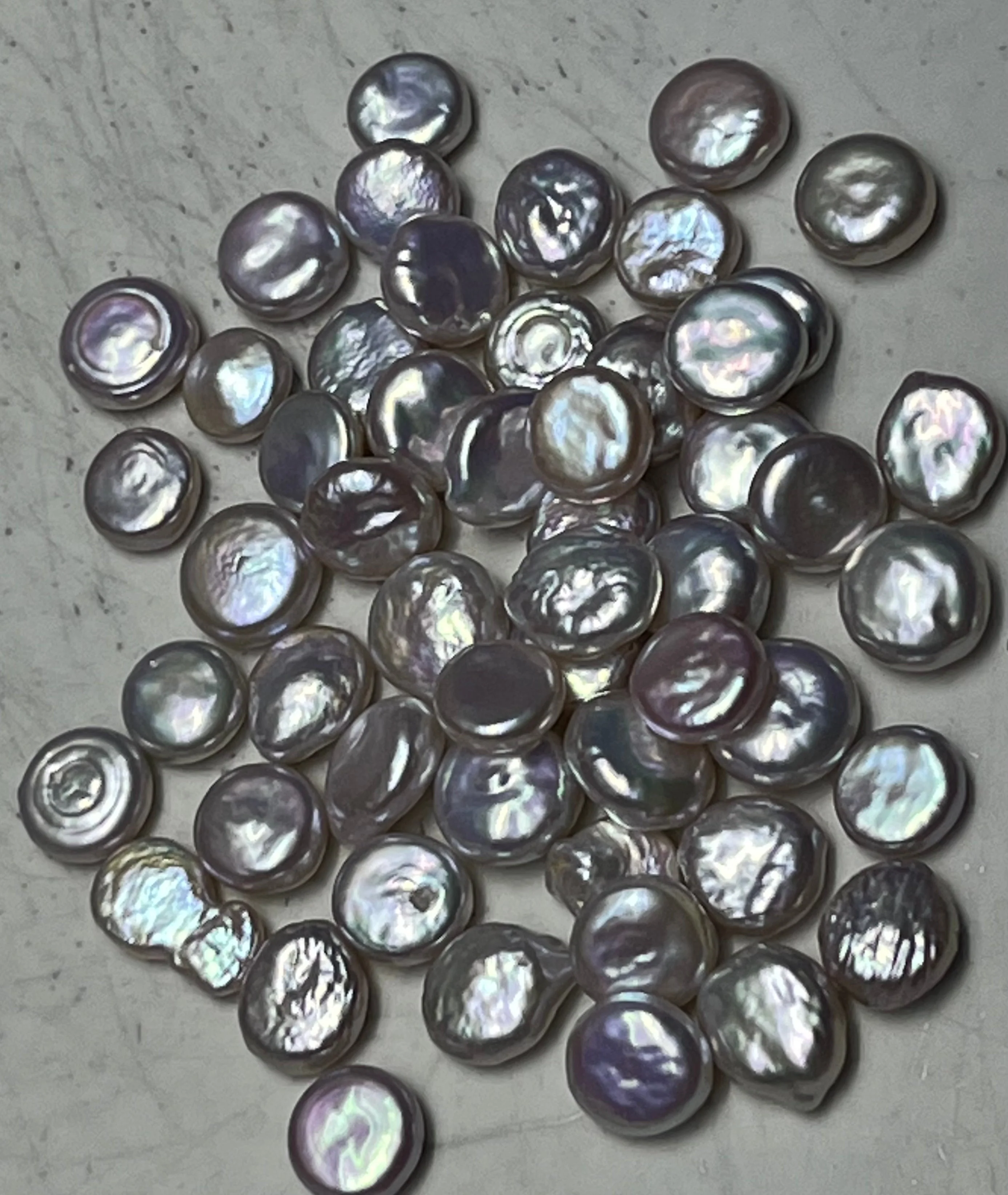 A46.【Live】 Button Pearls Oyster(colourful or white) - Image 5